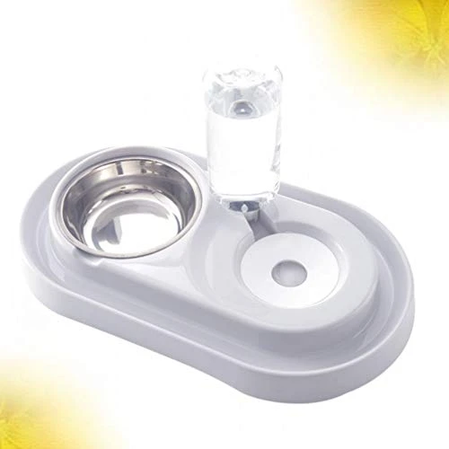 POPETPOP Pet Food Bowl Doubled Feeding Bowls Dog Bowl Dish Water Feeder Dispenser Food Feeding Bowl With Water Bottle For Dog Cat Auto Feeder 6 POPETPOP Pet Food Bowl Doubled Feeding Bowls Dog Bowl Dish Water Feeder Dispenser Food Feeding Bowl With Water Bottle For Dog Cat Auto Feeder - Image 4