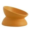 Cat Food Bowls Elevated Tilted, Ceramic Cat Food Bowls, Elevated Cat Food Bowl Whisker Friendly, Anti Vomit & Reduce Neck Burden, Raised Cat Bowl For Food And Water (Yellow) 1 Cat Food Bowls Elevated Tilted, Ceramic Cat Food Bowls, Elevated Cat Food Bowl Whisker Friendly, Anti Vomit & Reduce Neck Burden, Raised Cat Bowl For Food And Water (Yellow) -Zoo Shop 31GRxXtaQHL