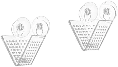 NOGRAX 2 Pcs Double Tool Dispenser Red For Glass Worms Bait Useful Feeder V- Shrimp Aquarium Food Acrylic With Tank Cone Aquariums Cup Shaped Live Brine Worm Fish Feeding Feeder (Color : Transparent 9 NOGRAX 2 Pcs Double Tool Dispenser Red For Glass Worms Bait Useful Feeder V- Shrimp Aquarium Food Acrylic With Tank Cone Aquariums Cup Shaped Live Brine Worm Fish Feeding Feeder (Color : Transparent - Image 7