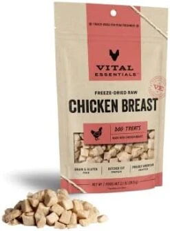 Vital Essentials Freeze Dried Dog Treats, Raw Chicken Hearts Treats For Dogs 3.75 Oz -Zoo Shop 31H9kA5Y22L. AC