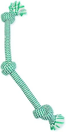 Mammoth Flossy Chews Extra Fresh 3 Knot Tug – Premium Cotton-Poly Yarn With Dental Floss Tug Toy For Dogs – Interactive Dog Rope Toy – Tug Dog Chew Toy For Large Dogs - Large, 25” 7 Mammoth Flossy Chews Extra Fresh 3 Knot Tug – Premium Cotton-Poly Yarn With Dental Floss Tug Toy For Dogs – Interactive Dog Rope Toy – Tug Dog Chew Toy For Large Dogs - Large, 25” - Image 5