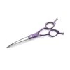 BITWIT Kitchen Baking, High-end Pet Grooming Scissors Color Grooming Scissors Small Mouth Finishing Scissors Up And Down Double Use (Color : Purple Handle Curved) -Zoo Shop 31LJi6xRlBS