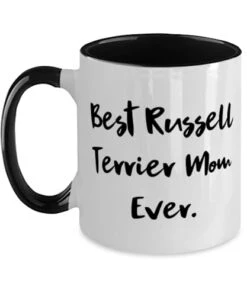 GENERIC Useful Russell Terrier Dog Gifts, Best Russell Terrier Mom Ever, Love Two Tone 11oz Mug For Friends, Cup From Friends, Dog Toys, Dog Beds, Dog Food, Dog Bowls, Dog Collars, Dog Leashes