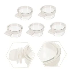 25 Pcs Parrot Feeding Box Hamster Accessories Chicken Accessories Bunny Feeder Dog Crate Bowl Bird Bowls For Cage Bird Food Container Bird Water Bowl Bird Accessory Parrot Feeder