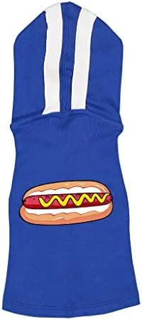 GENERIC Hot Dog Dog Shirt With Hoodie - Food Graphic Dog Hoodie - Graphic Dog Clothing - Black White, M 17 GENERIC Hot Dog Dog Shirt With Hoodie - Food Graphic Dog Hoodie - Graphic Dog Clothing - Black White, M - Image 15