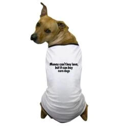 CafePress Corn Dogs (Money) Dog T Shirt Dog T-Shirt, Pet Clothing, Funny Dog Costume