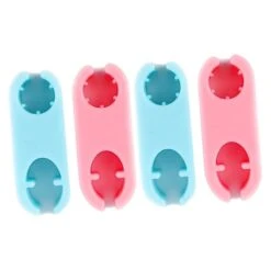 ABOOFAN 4 Pcs Photography Toy Silicone Tool Selfie Holder Food Clip For Photo Camera Dog Phone Treat Shoot Color Smart Cat Accessories Blue Clips Dogman Smartphone Pet Attachment Random