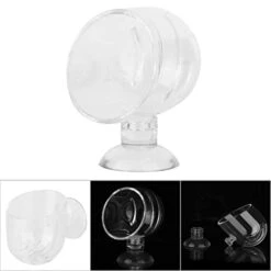 ESAAH Fish Feeding Cup, Aquarium Red Worm Fish Feeder Transparent Cup Fish Food Container For Feeding Shrimp Fish -Zoo Shop 31PVSngJXDL