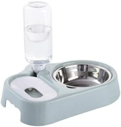 Balacoo Pet Double Bowl Automatic Watering Food Feedin Bowl For Cat Dog Blue Auto Stainless Steel Dog Bowls Stainless Steel Dog Bowls Stainless Steel Dog Bowls Stainless Steel Dog Bowls -Zoo Shop 31Q553hwL. AC