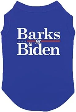 Barks For Biden - President 2020 Election Dog Shirt (Royal Blue, Large) -Zoo Shop 31QLLBhITTL. AC