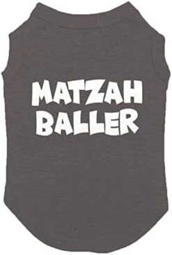 Matzah Baller - Matzo Hanukkah Passover Seder Dog Shirt (Red, 3X-Large) -Zoo Shop 31QPhV5PqYL. AC 1