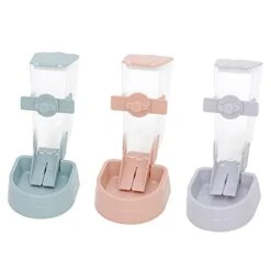 BITWIT Pet Bed, Pet Feeder Food Cage Hanging Feeding Container Automatic Dispenser Bowl Pet Suppliles For Cat Parrots Birds Kitten Pigeon Rabbit (Color : Blue) -Zoo Shop 31Qajv1UMwL