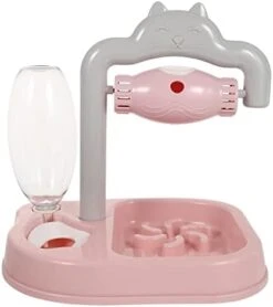 Hemobllo 1pc Rotating Pet Food Feeder Pet Feeding Bowl Plastic Water Food Feeder -Zoo Shop 31QnnjI0G1L. AC