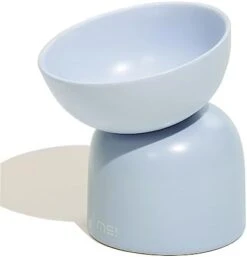 MS!MAKE SURE Cat Bowl, Elevated/Raised Ceramic Cat Food Bowl, Protects Spine, Relieves Whisker Fatigue, Superb Anti-Bacterial, Perfect For Indoor Cats (Green) -Zoo Shop 31QujPsCksL. AC