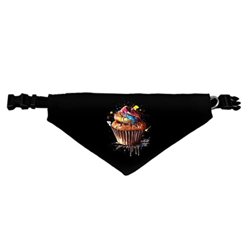 GENERIC Cupcake Pet Bandana Collar - Food Scarf Collar - Printed Dog Bandana - XL 3 GENERIC Cupcake Pet Bandana Collar - Food Scarf Collar - Printed Dog Bandana - XL