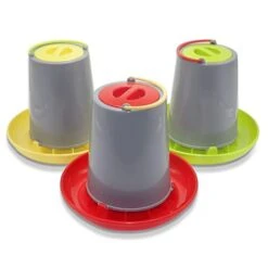 ACULIP Cat Feeder Cat Food Bowl, Chicken Coop Feeding Feed Bucket Pigeon Automatic Feeding Such Pigeons Chickens Poultry Feeder