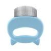 YangYan Pet Comb Pet Cat Grooming Massage Brush Shell Shaped Handle Cat Hair Remover Pet Grooming Massage Tool (Color : Black) -Zoo Shop 31RYoTJq4VL
