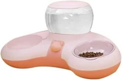 AYENCI Cat Water Fountain, Cat Food Bowl Water Bowl For Dogs And Cats Protection Cervical Vertebra Auto Water Drinker Water Dispenser Bowl (Color : Pink) 13 AYENCI Cat Water Fountain, Cat Food Bowl Water Bowl For Dogs And Cats Protection Cervical Vertebra Auto Water Drinker Water Dispenser Bowl (Color : Pink) -Zoo Shop 31RbVRU6S L. AC