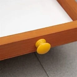 ACQUIRE 65" Outdoor Wooden Birdcage Aviary With Pull Out Tray 2 Doors, Orange 26.75" L X 24.75" W X 65" H -Zoo Shop 31S0EA7LhDL