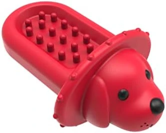 Dog Crate Training Tool, Dog Training Aid For Secures To Crate Peanut Butter Toy, Dog Kennel Therapy Training Slow Feeder Toy For Reduces Anxiety, Dog Crate Toy(Red) 9 Dog Crate Training Tool, Dog Training Aid For Secures To Crate Peanut Butter Toy, Dog Kennel Therapy Training Slow Feeder Toy For Reduces Anxiety, Dog Crate Toy(Red) - Image 7