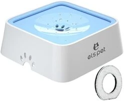 ELS PET Dog Bowl No Spill, Pet Water Bowl No Drip Slow Water Feeder Cat Bowl, Pet Water Dispenser 70oz/2L Large Capacity Travel Water Bowl For Dogs, Cats -Zoo Shop 31URBZx19FL. AC
