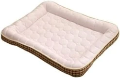 Ice Silk Dog Beds For Medium Large Dogs Summer Cooling Pet Mat For Dog Cat Blanket Sofa Breathable Washable Dog Bed (Small,Pink) -Zoo Shop 31VdMiX cRL. AC 3