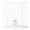 Extra Tall Wide Baby Gate With Cat Door For Stairs Doorways Dog Pet Cat Gate With Walk Througe Door Pressure Mounted -Zoo Shop 31WSXJAKRNL