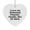GENERIC Doberman Pinscher Dog Gifts For Pet Lovers, I Love My Doberman,, Epic Doberman Pinscher Dog Heart Ornament, From Friends, , Pet Toys, Pet Treats, Pet Food, Pet Supplies, Pet Products -Zoo Shop 31XM28y6kNL