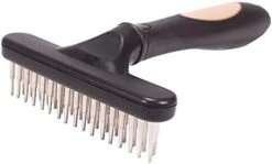 GENERIC Pet Grooming Brush Shedding And Dematting Undercoat Rake Comb For Dogs And Cats Extra Wide Blue Pet Supplies For Small Dogs Bed (Blue, One Size) -Zoo Shop 31XsLUwbH2L. AC