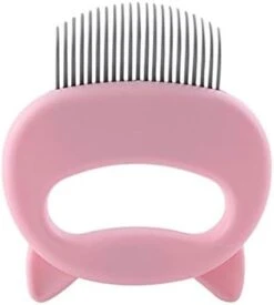 YangYan Pet Comb Pet Cat Grooming Massage Brush Shell Shaped Handle Cat Hair Remover Pet Grooming Massage Tool (Color : Black) -Zoo Shop 31YIlyjzniL. AC
