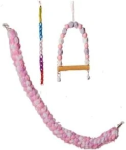 U-Swing Flying Squirrel Cage Climbing Decoration Supplies Pet Bird Standing Pole Sugar Glider Parrots Birds Rats Other Small Pets Supplies (Single Piece A) -Zoo Shop 31YR7uyi1L. AC