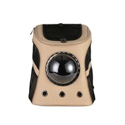 JOZZY Pet Travel Bag Go Out Portable Pet Backpack, Large Space Pet Dog Backpack, Cat Take Out Large Shoulders Breathable Backpack (Color : Khaki)