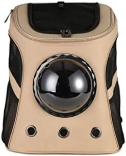 JOZZY Pet Travel Bag Go Out Portable Pet Backpack, Large Space Pet Dog Backpack, Cat Take Out Large Shoulders Breathable Backpack (Color : Khaki) 18 JOZZY Pet Travel Bag Go Out Portable Pet Backpack, Large Space Pet Dog Backpack, Cat Take Out Large Shoulders Breathable Backpack (Color : Khaki) -Zoo Shop 31YuqE4cKUL. AC