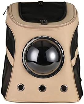 JOZZY Pet Travel Bag Go Out Portable Pet Backpack, Large Space Pet Dog Backpack, Cat Take Out Large Shoulders Breathable Backpack (Color : Khaki) 10 JOZZY Pet Travel Bag Go Out Portable Pet Backpack, Large Space Pet Dog Backpack, Cat Take Out Large Shoulders Breathable Backpack (Color : Khaki) - Image 8