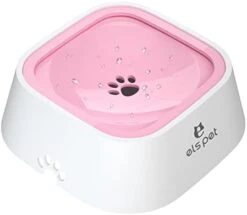 ELS PET Dog Bowl No Spill, Pet Water Bowl No Drip Slow Water Feeder Cat Bowl, Pet Water Dispenser 70oz/2L Large Capacity Travel Water Bowl For Dogs, Cats -Zoo Shop 31ZbOi3ZtbL. AC