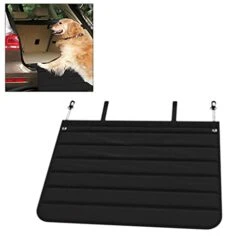 TEHAUX Truck Accessories Car Trunk Bumper Pad Foldable Black Anti- Dirty Pad Pet Pad Car Bumper Guard, Cargo Liner For SUV Car Floor Mat For Bumper Bully Pet Trunk Mat For SUV Car Accessories -Zoo Shop 31ZemEYB2ML