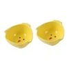EVANEM 2pcs Rutin Chicken Feeding Pot Poultry Feeder Tray Chicken Feeder Tray Chicken Ceramic Bowl Animal Cage Ceramic Water Bowl Dispenser Container Bird Feeding Bowls Ceramics Yellow -Zoo Shop 31a1FNWDzxL