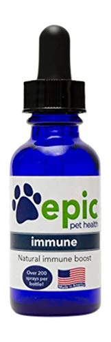Immune - All Natural Liquid Spray Supplement - Promotes A Healthy Immune System, Helps Relieve Allergies - Nutritional Vitamin For Cats & Dogs