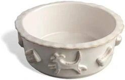 Carmel Ceramica Dog Bowl - Large -Zoo Shop 31bU5acA42L. AC