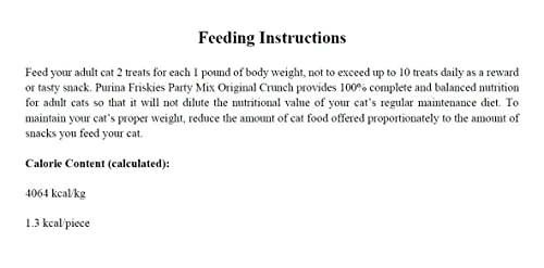Purina Friskies Made In USA Facilities Cat Treats, Party Mix Original Crunch - 30 Oz. Pouch 6 Purina Friskies Made In USA Facilities Cat Treats, Party Mix Original Crunch - 30 Oz. Pouch - Image 4