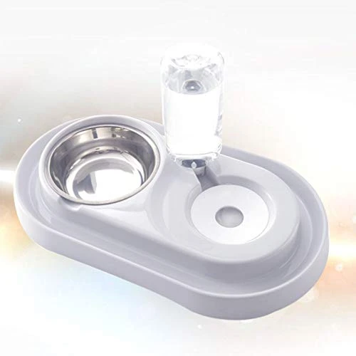 POPETPOP Pet Food Bowl Doubled Feeding Bowls Dog Bowl Dish Water Feeder Dispenser Food Feeding Bowl With Water Bottle For Dog Cat Auto Feeder 7 POPETPOP Pet Food Bowl Doubled Feeding Bowls Dog Bowl Dish Water Feeder Dispenser Food Feeding Bowl With Water Bottle For Dog Cat Auto Feeder - Image 5