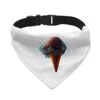 GENERIC Ice Cream Design Pet Bandana Collar - Food Scarf Collar - Graphic Dog Bandana - XL