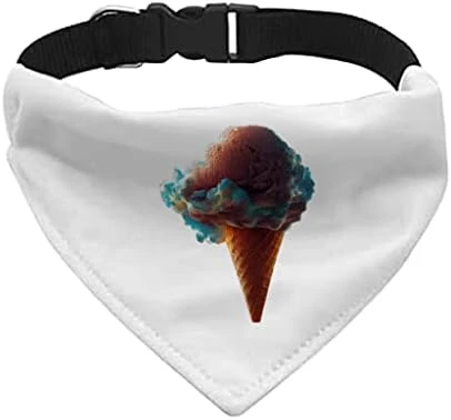GENERIC Ice Cream Design Pet Bandana Collar - Food Scarf Collar - Graphic Dog Bandana - XL 8 GENERIC Ice Cream Design Pet Bandana Collar - Food Scarf Collar - Graphic Dog Bandana - XL - Image 6