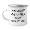 MIPOMALL Sarcastic Akita Dog 12oz Camper Mug, My Akita And I Talk Shit About, Gifts For Pet Lovers, Present From Friends, For Akita Dog, Dog Toys, Dog Food, Dog Beds, Dog Collars, Dog Leashes 2 MIPOMALL Sarcastic Akita Dog 12oz Camper Mug, My Akita And I Talk Shit About, Gifts For Pet Lovers, Present From Friends, For Akita Dog, Dog Toys, Dog Food, Dog Beds, Dog Collars, Dog Leashes -Zoo Shop 31cDjx3H8ZL