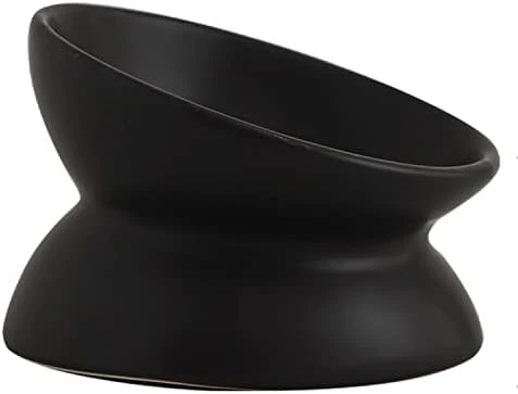 Cat Food Bowls Elevated Tilted, Ceramic Cat Food Bowls, Elevated Cat Food Bowl Whisker Friendly, Anti Vomit & Reduce Neck Burden, Raised Cat Bowl For Food And Water (Yellow) 9 Cat Food Bowls Elevated Tilted, Ceramic Cat Food Bowls, Elevated Cat Food Bowl Whisker Friendly, Anti Vomit & Reduce Neck Burden, Raised Cat Bowl For Food And Water (Yellow) - Image 7