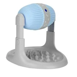Pet Chewing Toy, Dog Training Leakage Food Toy TPR Ball Rolling Slow Feeder Food Bowl For Cat Dog(Blue) -Zoo Shop 31cSLIACKhL