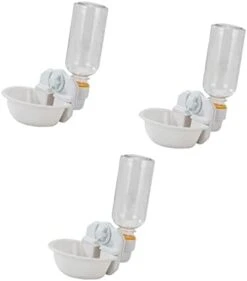 Ipetboom 3pcs Rabbit Automatic Cup Cage Feeder Tool Bowls Supplies Bird Dog Plastic Feeder- Cat Pigeon Bowl- Dogs Cats And Hanging Accessories Portable Bottle - Small Drinking Food -Zoo Shop 31cz27pqUxL. AC