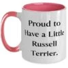 GENERIC Proud To Have A Little. Two Tone 11oz Mug, Russell Terrier Dog Cup, Motivational Gifts For Russell Terrier Dog From Friends, Dog Toy, Dog Treat, Dog Food, Pet Supplies -Zoo Shop 31dbpw6n21L