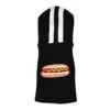 GENERIC Hot Dog Dog Shirt With Hoodie - Food Graphic Dog Hoodie - Graphic Dog Clothing - Black White, M -Zoo Shop 31etjiU95DL