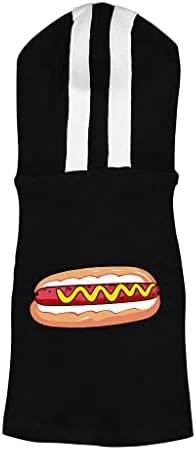 GENERIC Hot Dog Dog Shirt With Hoodie - Food Graphic Dog Hoodie - Graphic Dog Clothing - Black White, M 11 GENERIC Hot Dog Dog Shirt With Hoodie - Food Graphic Dog Hoodie - Graphic Dog Clothing - Black White, M - Image 9